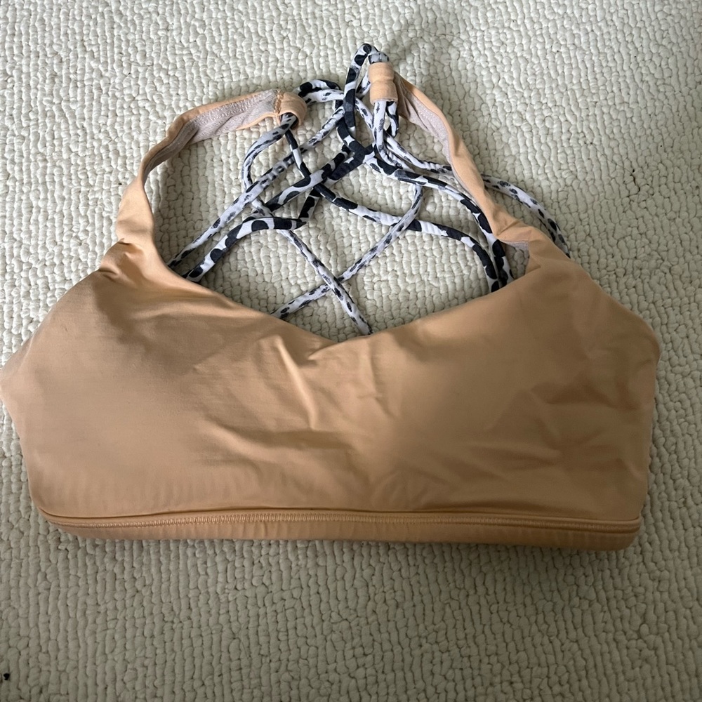 Orange free to be wild bra